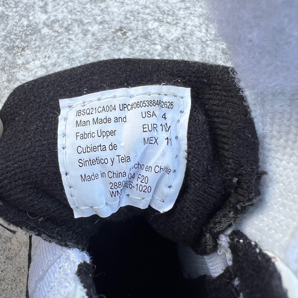 Shaq Toddler Boys Black White High Top Basketball Sneakers IBSQ21CA004 Size 4 - Picture 5 of 5
